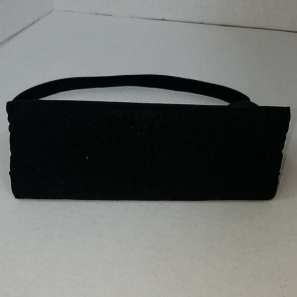 Vintage Bag Clutch Garay Framed Black Evening Cocktail Handbag WOMEN'S WOMAN'S - Picture 2 of 9